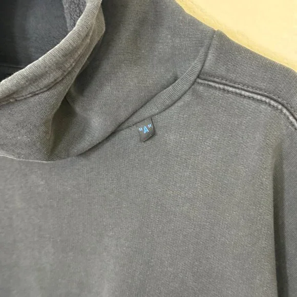 Off White Funnel Neck Sweatshirt tee FW19 in Black S Virgil Abloh - Picture 4 of 11